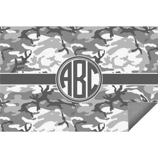 Custom Camo Indoor / Outdoor Rug - 6'x8' w/ Monogram