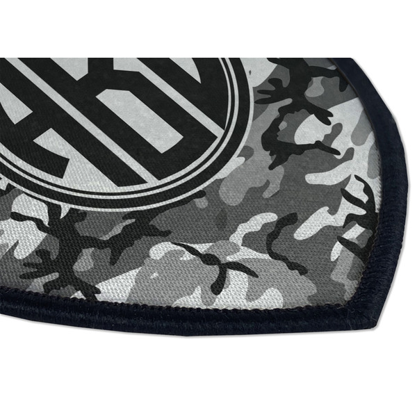 Camo Iron on Shield 3 Detail