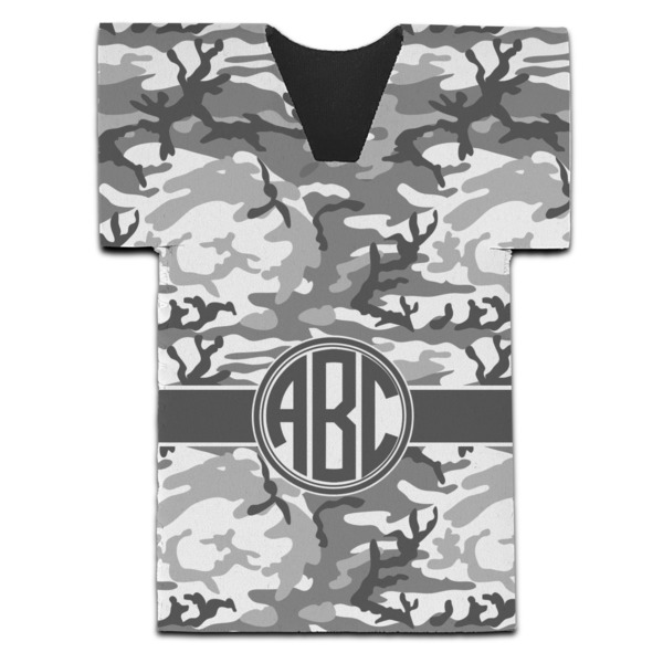 Camo Jersey Bottle Cooler - Set of 4 - FRONT (flat)