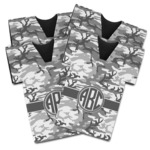 Camo Jersey Bottle Cooler - Set of 4 (Personalized)