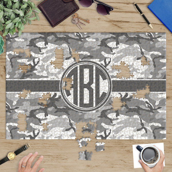 Camo Jigsaw Puzzle 1014 Piece - In Context