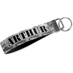 Camo Webbing Keychain Fob - Large (Personalized)