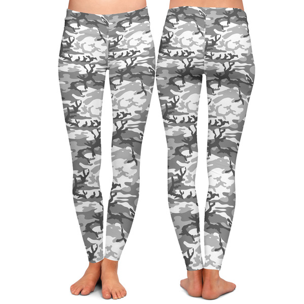 Camo Ladies Leggings - Front and Back