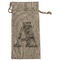Camo Large Burlap Gift Bags - Front