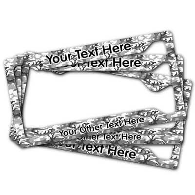 Camo License Plate Frame (Personalized)