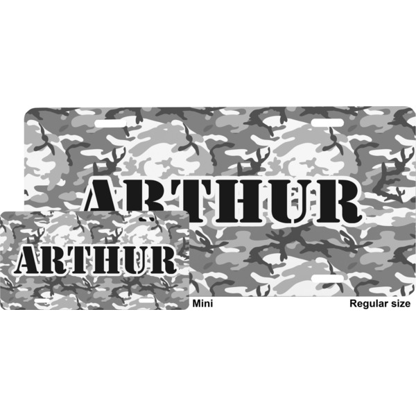 Camo License Plate (Sizes)
