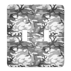 Camo Light Switch Cover (2 Toggle Plate) (Personalized)