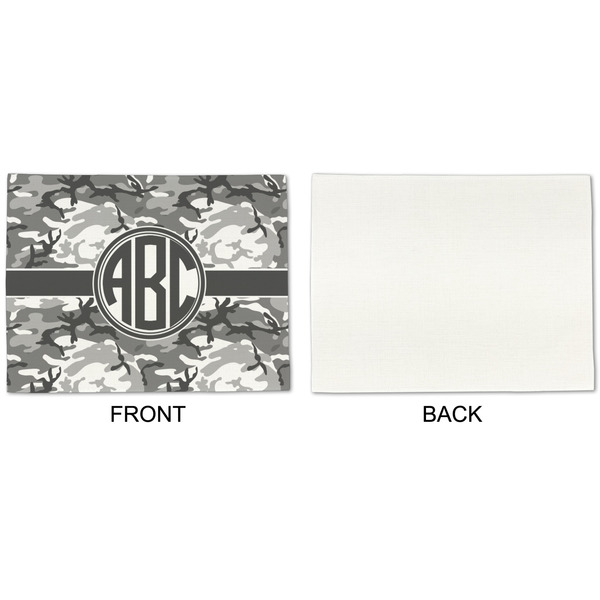 Camo Linen Placemat - APPROVAL Single (single sided)