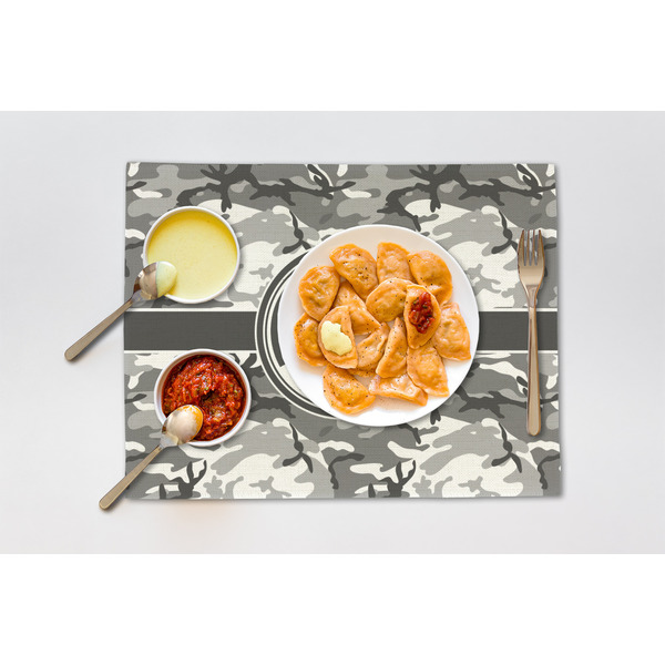 Camo Linen Placemat - Lifestyle (single)