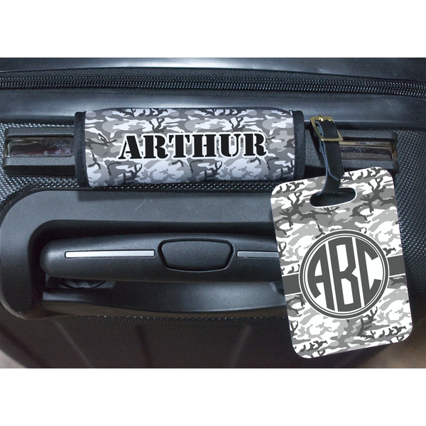Camo Luggage Wrap & Tag