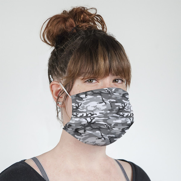 Camo Mask - Quarter View on Girl
