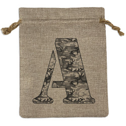 Camo Burlap Gift Bag (Personalized)