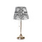 Camo Poly Film Empire Lampshade - On Stand