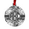 Camo Metal Ball Ornament - Double Sided w/ Monogram
