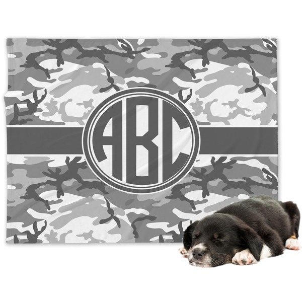 Custom Camo Dog Blanket - Large (Personalized)