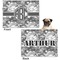 Camo Microfleece Dog Blanket - Regular - Front & Back