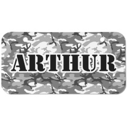 Camo Mini/Bicycle License Plate (2 Holes) (Personalized)