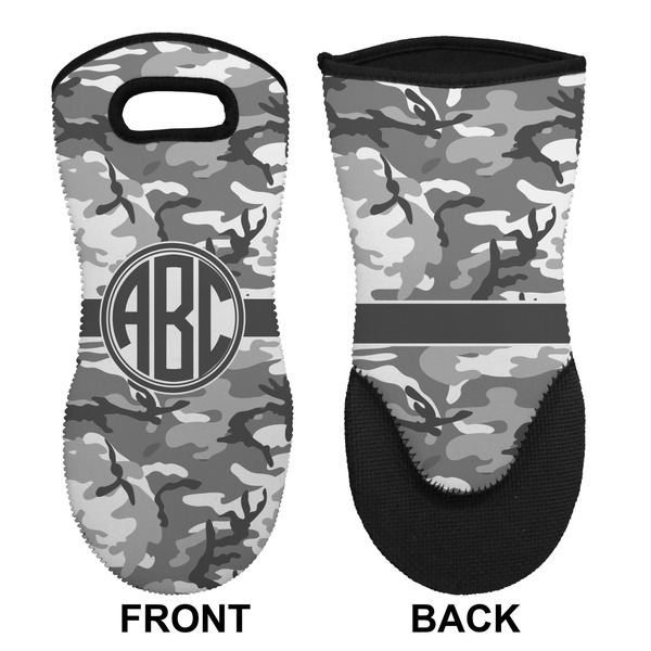Camo Neoprene Oven Mitt (Front & Back)