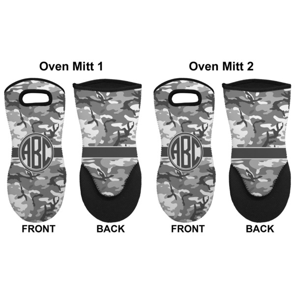Camo Neoprene Oven Mitt - Set of 2 - Approval