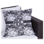 Camo Outdoor Pillow - 16" (Personalized)