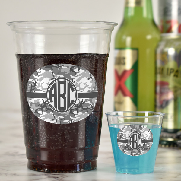 Camo Party Cups - 16oz - In Context