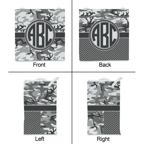 Camo Party Favor Gift Bag - Gloss - Approval