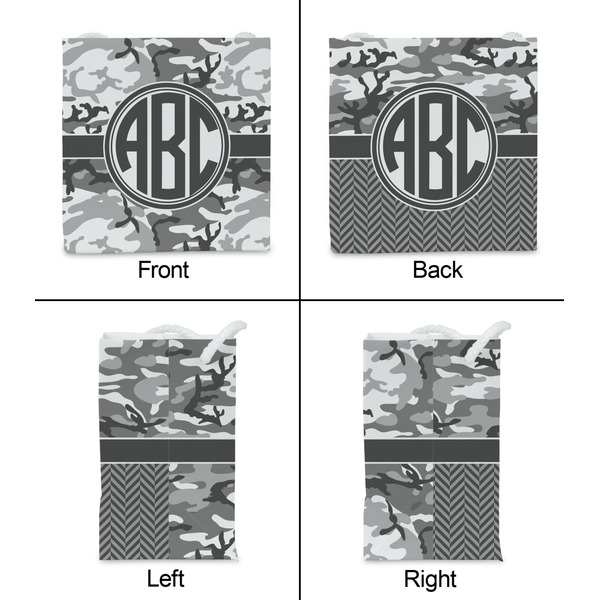 Camo Party Favor Gift Bag - Matte - Approval