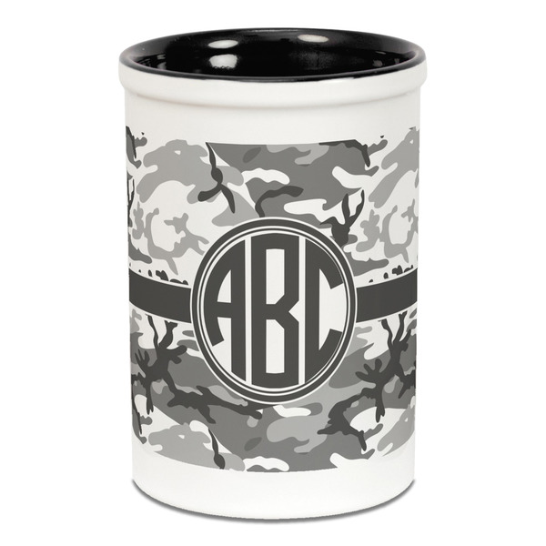 Camo Pencil Holder - Black