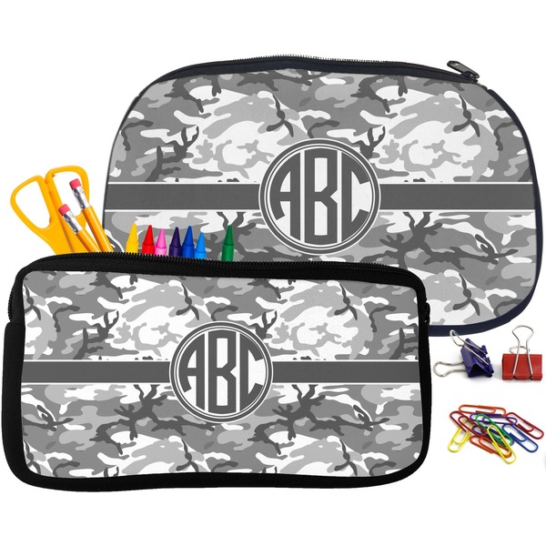 Camo Pencil / School Supplies Bags Small and Medium