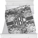 Camo Minky Blanket - Twin / Full - 80"x60" - Double Sided (Personalized)
