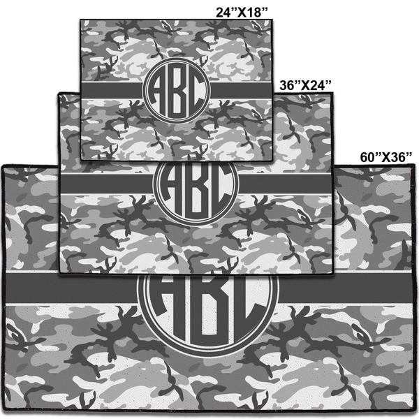 Camo Personalized Door Mat - Group Parent IMF