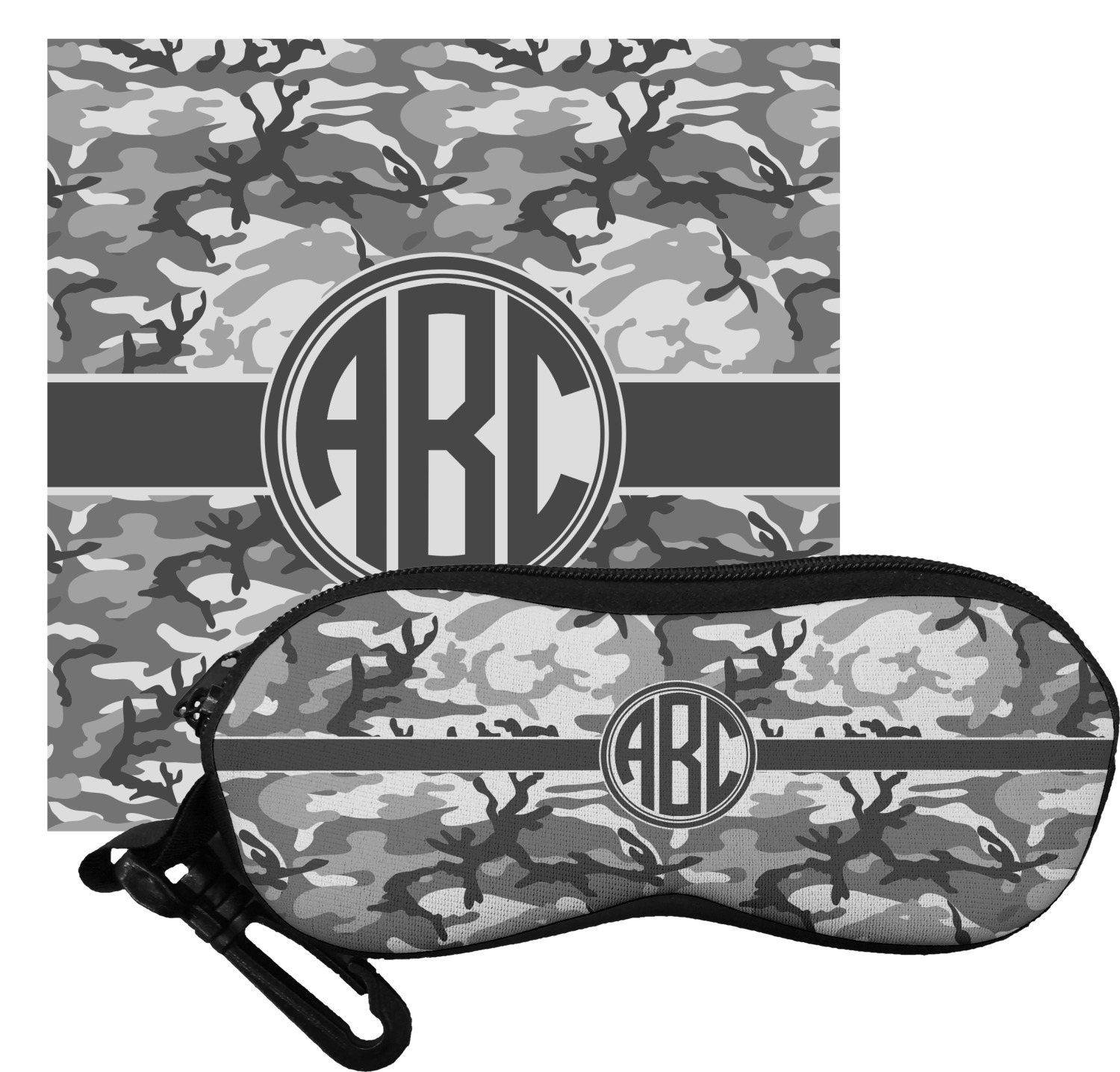Custom Camo Eyeglass Case & Cloth (Personalized)