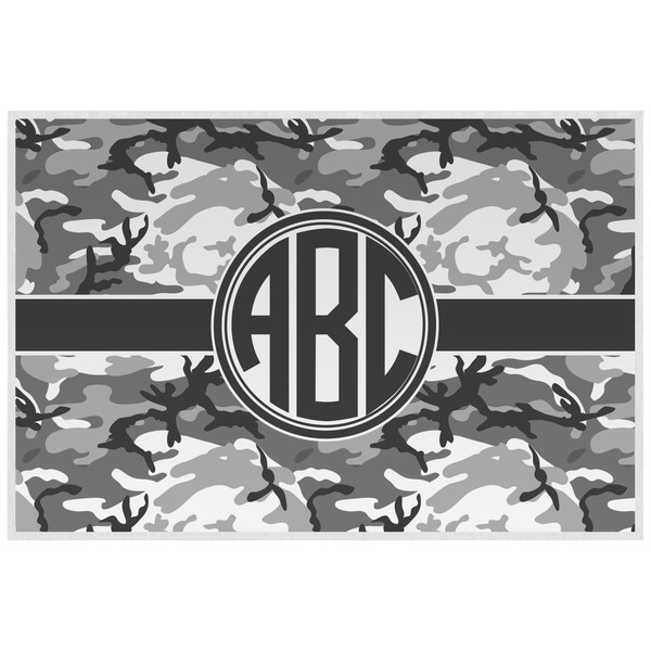 Custom Camo Laminated Placemat w/ Monogram