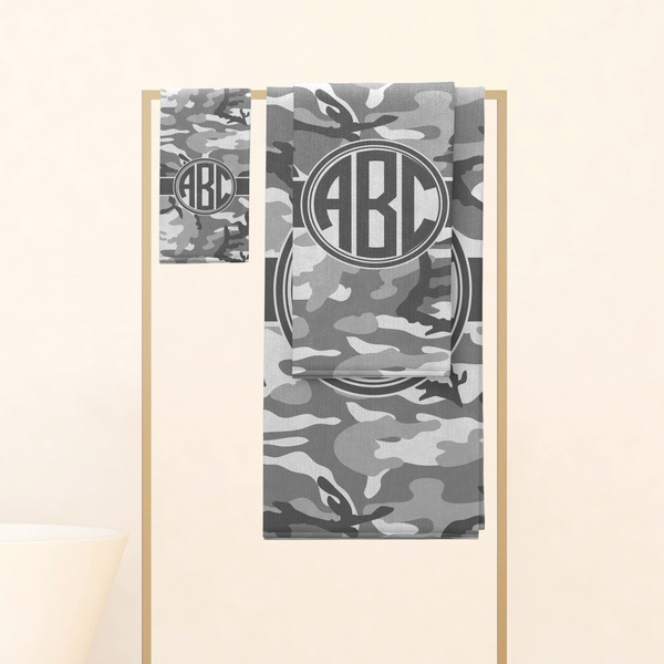Camo Personalized Towel Set