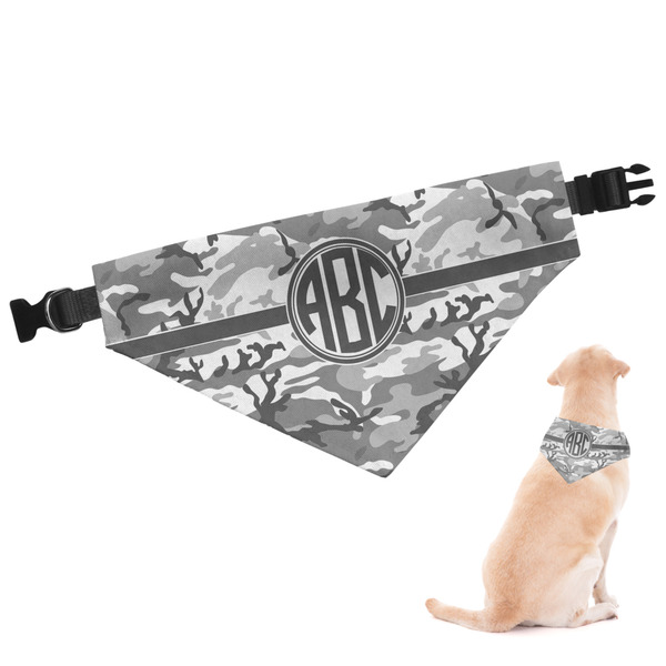 Custom Camo Dog Bandana - Large (Personalized)