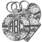 Camo Plastic Keychain (Personalized)