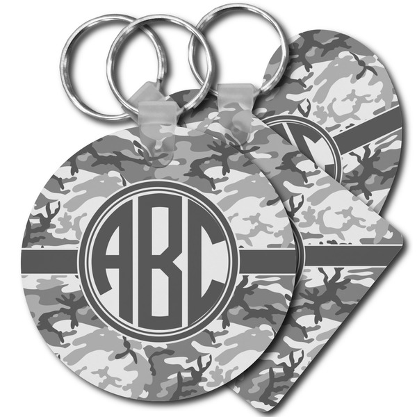 Custom Camo Plastic Keychain (Personalized)