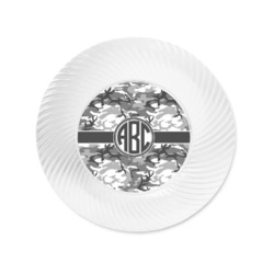 Camo Plastic Party Appetizer & Dessert Plates - 6" (Personalized)