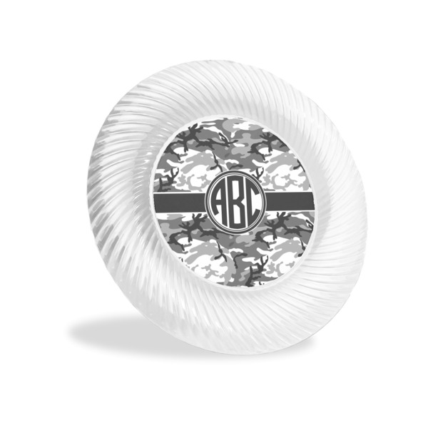 Custom Camo Plastic Party Appetizer & Dessert Plates - 6" (Personalized)