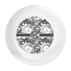 Camo Plastic Party Dinner Plates - 10" (Personalized)