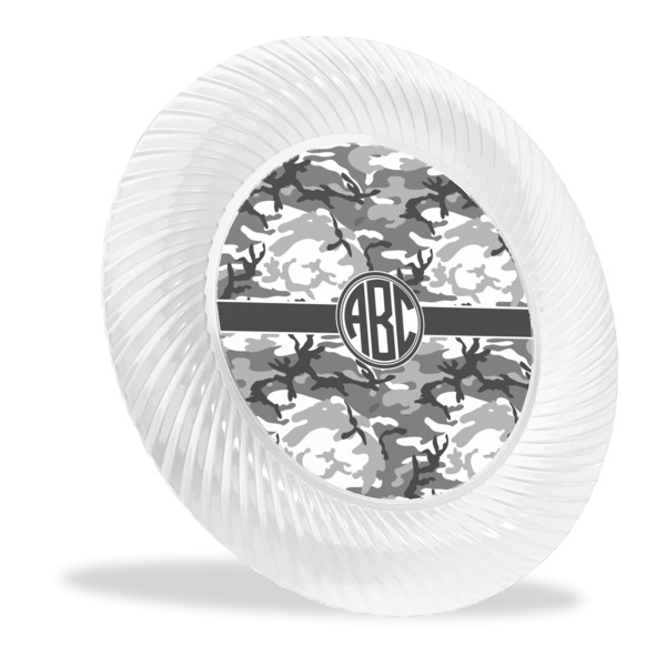 Custom Camo Plastic Party Dinner Plates - 10" (Personalized)