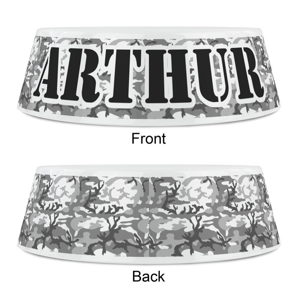 Camo Plastic Pet Bowls - Small - APPROVAL