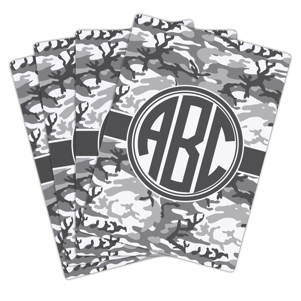 Camo Playing Cards - Hand Back View