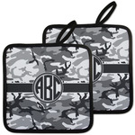 Camo Pot Holders - Set of 2 w/ Monogram