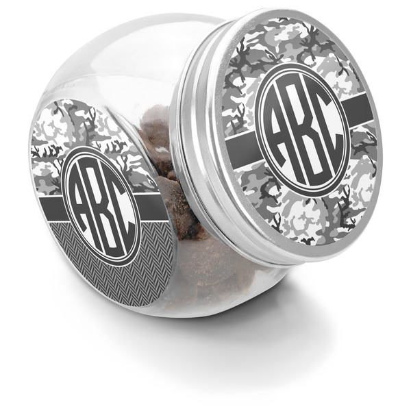 Custom Camo Puppy Treat Jar (Personalized)