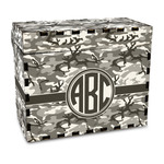 Camo Wood Recipe Box - Full Color Print (Personalized)