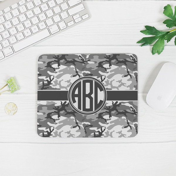 Camo Rectangular Mouse Pad - LIFESTYLE 2