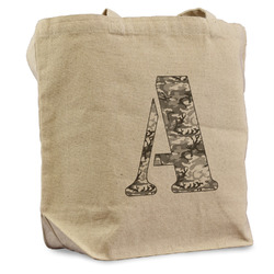 Camo Reusable Cotton Grocery Bag (Personalized)