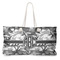 Camo Large Rope Tote Bag - Front View