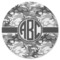 Camo Round Rubber Backed Coaster (Personalized)